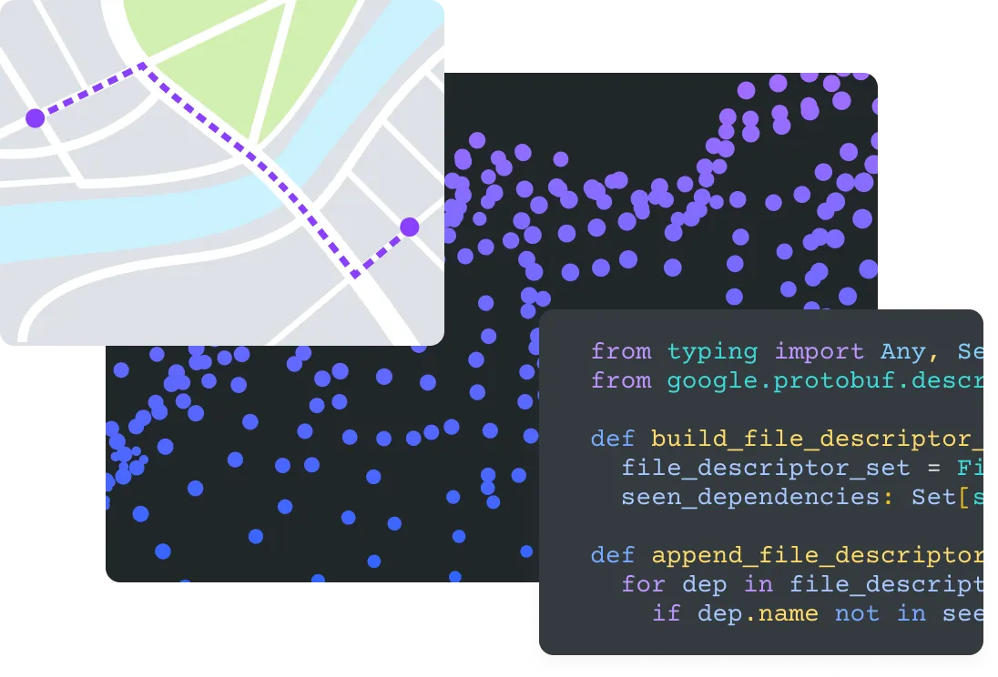 Foxglove multimodal visualization.