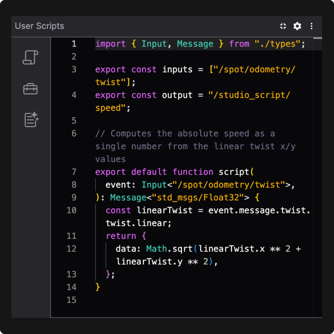 Convert custom messages and register topic name aliases.