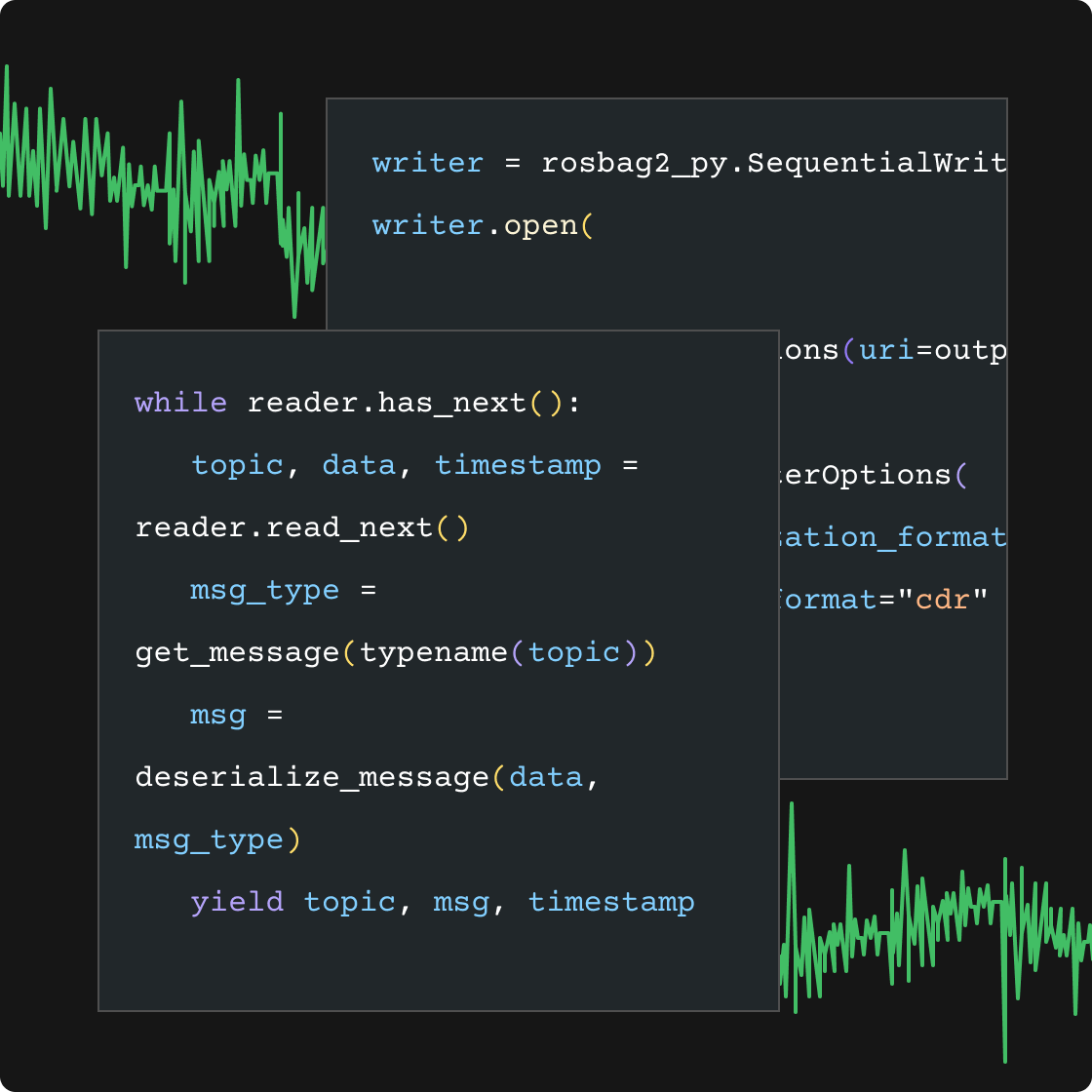 Fast, durable recording and low-latency reads.