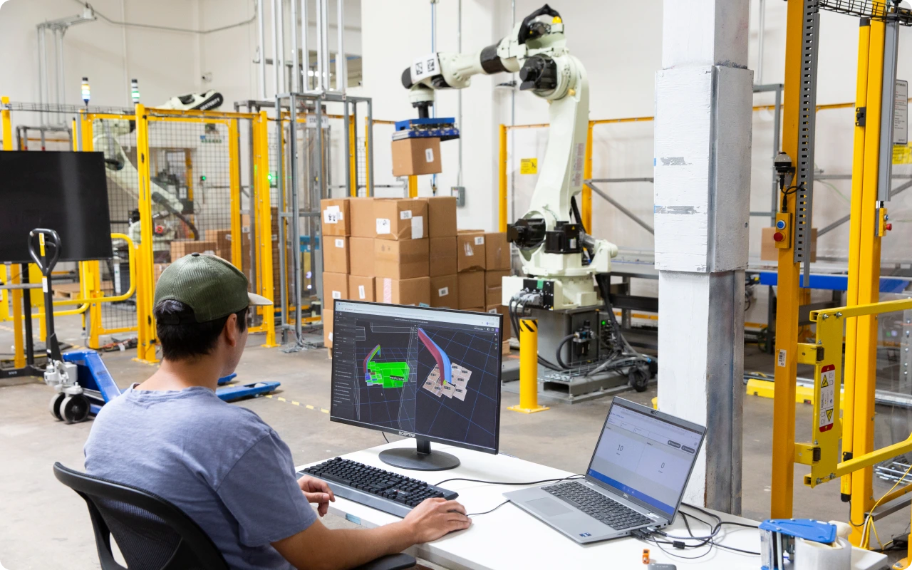 Logistics and supply chain robotics data visualization in Foxglove